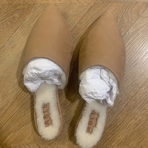 Able Shearling Mules